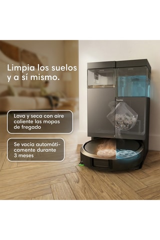 Robot aspirador friegasuelos Roomba® Plus 415 Combo y base AutoWash™