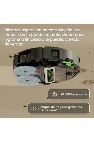 Robot aspirador friegasuelos Roomba® Plus 415 Combo y base AutoWash™