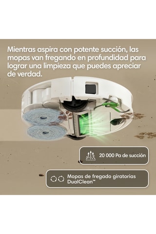 Robot aspirador friegasuelos Roomba® Plus 415 Combo y base AutoWash™