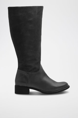 Stivali in pelle - Nero