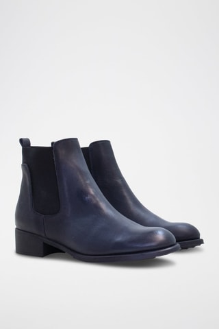 Stivaletti in pelle - Blu