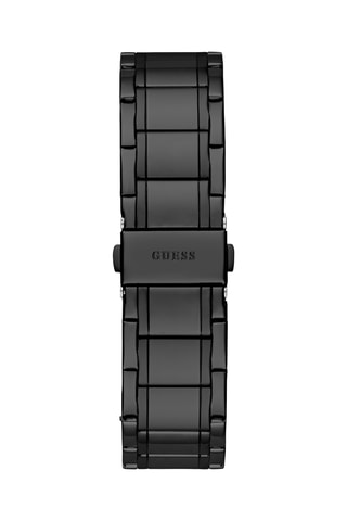 Montre à quartz en acier - Noir
