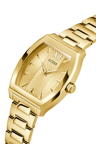 Montre à quartz en acier recyclé - Doré