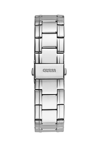 Montre à quartz en acier - Argenté et bleu