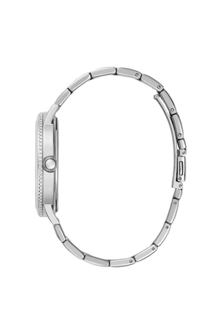 Montre à quartz en acier - Argenté et bleu
