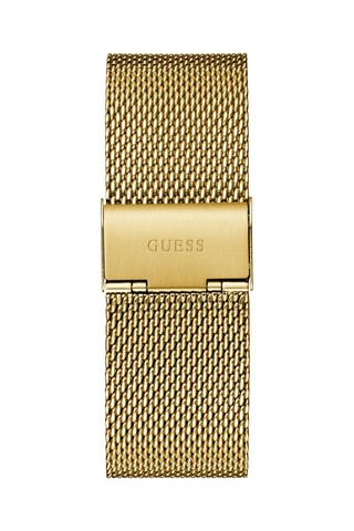Montre à quartz en acier - Doré et noir