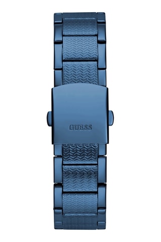 Montre à quartz en acier - Bleu