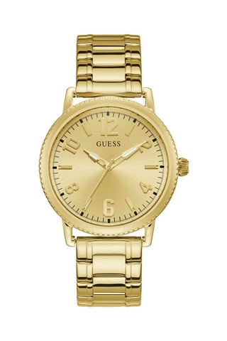 Montre à quartz en acier - Doré