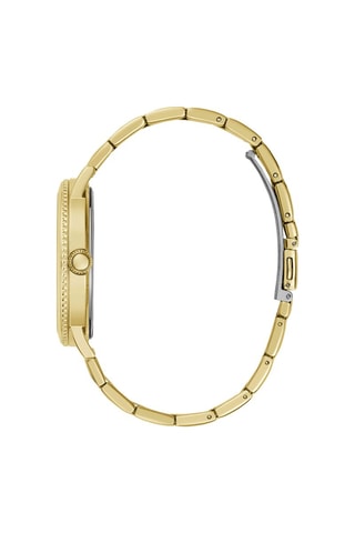 Montre à quartz en acier - Doré