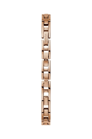 Montre à quartz en acier - Doré rose