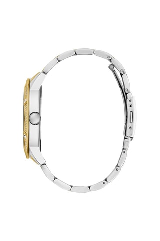 Montre à quartz en acier - Argenté et doré