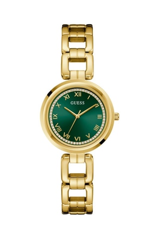 Montre à quartz en acier recyclé - Doré