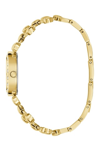 Montre à quartz en acier - Doré