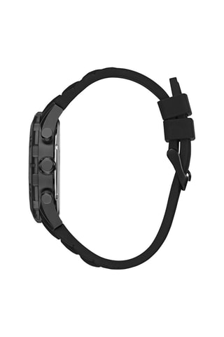 Montre à quartz en silicone - Noir