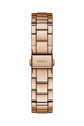 Montre à quartz en acier  - Doré rose et argenté