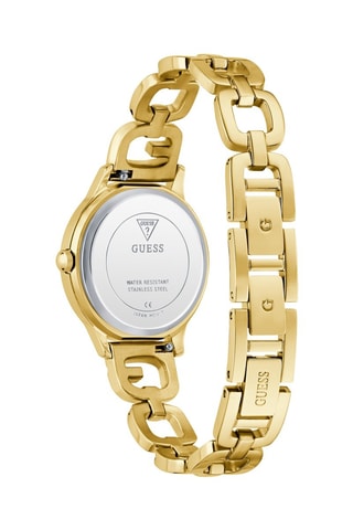 Montre à quartz en acier recyclé - Doré