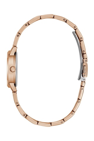 Montre à quartz en acier inoxydable - Doré