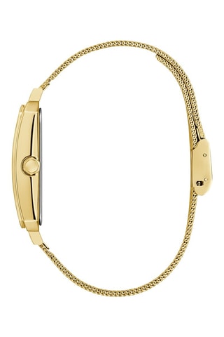 Montre à quartz en acier - Doré