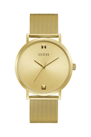 Montre à quartz en acier recyclé - Doré
