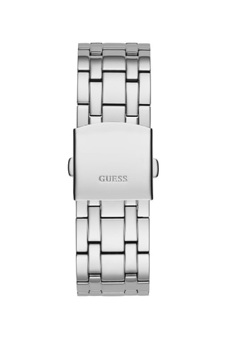 Montre à quartz en acier recyclé - Chronographe - Argenté