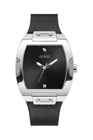 Montre à quartz en cuir, diamants