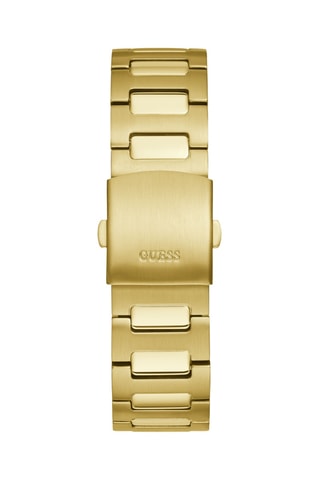 Montre à quartz en acier recyclé - Chronographe - Doré