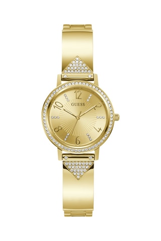 Montre à quartz en acier recyclé - Doré