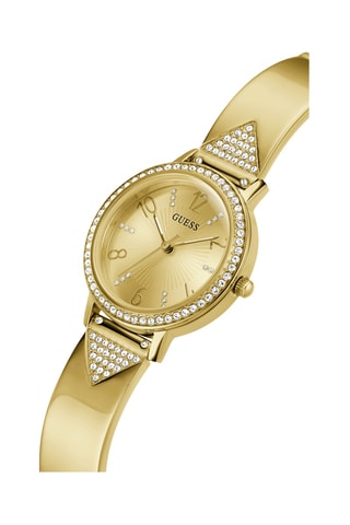 Montre à quartz en acier recyclé - Doré