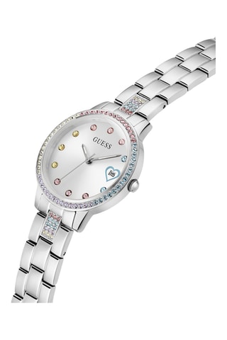 Montre à quartz en acier - Argenté