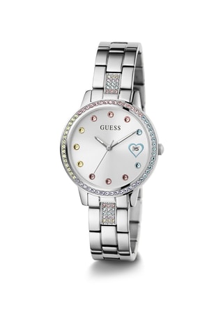 Montre à quartz en acier - Argenté