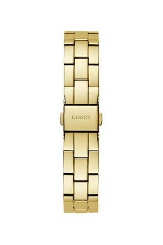 Montre à quartz en acier - Doré