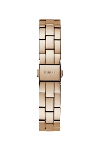 Montre à quartz en acier - Doré