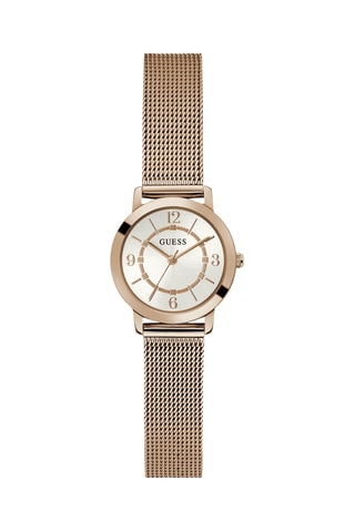 Montre à quartz en acier - Doré