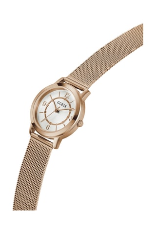Montre à quartz en acier - Doré