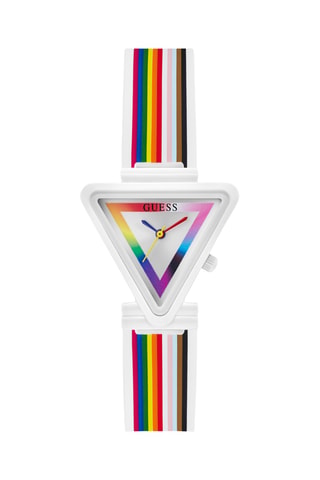 Montre à quartz en silicone - Blanc