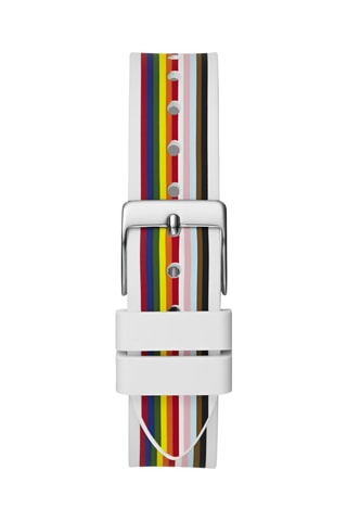 Montre à quartz en silicone - Blanc
