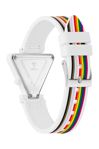 Montre à quartz en silicone - Blanc