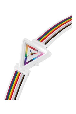 Montre à quartz en silicone - Blanc