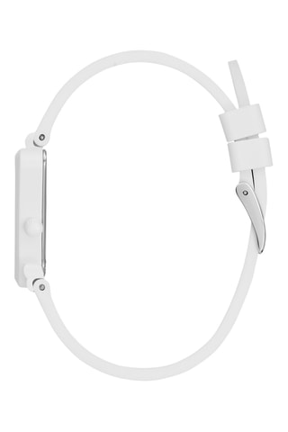 Montre à quartz en silicone - Blanc