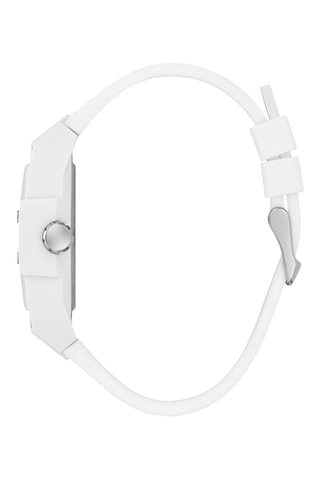 Montre à quartz en silicone - Chronographe - Blanc