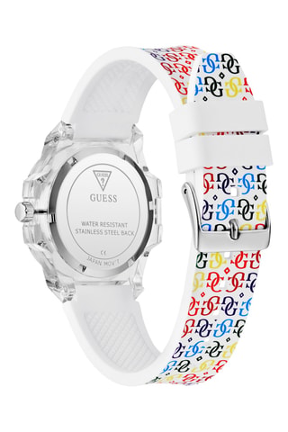 Montre à quartz en silicone - Blanc