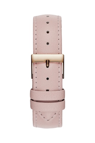 Montre à quartz en cuir - Rose et doré