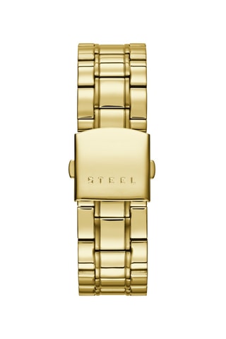 Montre à quartz en acier - Doré