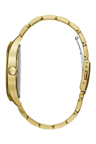 Montre à quartz en acier - Doré