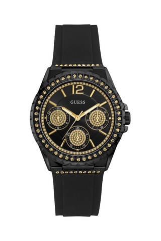 Montre à quartz en silicone - Noir