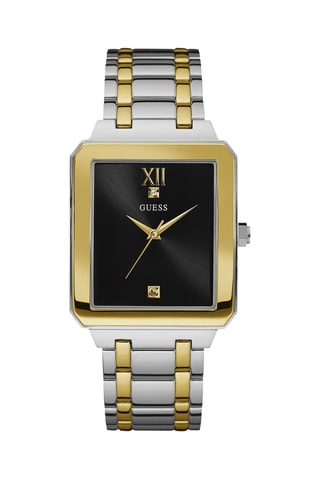 Montre à quartz en acier - Doré et argenté