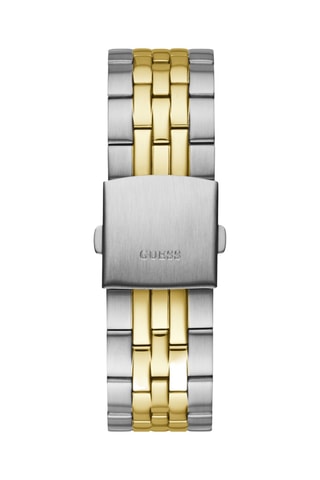 Montre à quartz en acier - Chronographe - Doré et gris