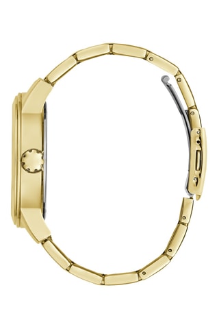 Montre à quartz en acier, diamants