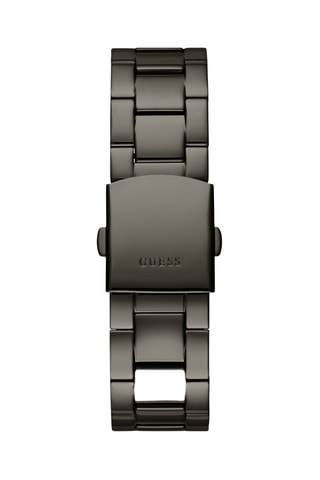 Montre à quartz en acier recyclé - Noir