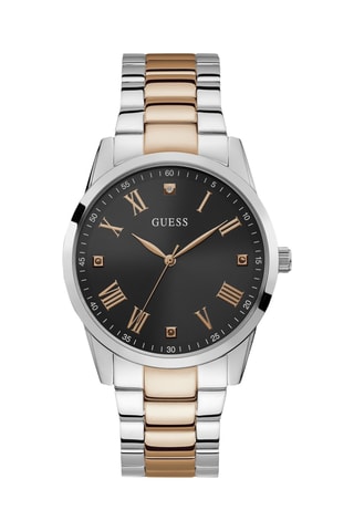 Montre à quartz en acier recyclé - Doré et argenté
